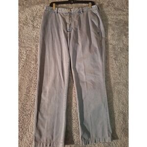 Vineyard Vines Gray Khaki Chino Stretch Pants Mens 33x30 Casual Travel Workwear